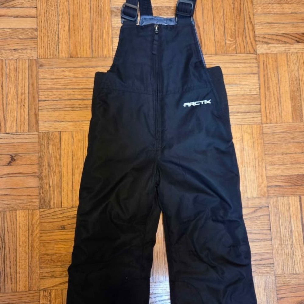 Arctix Kids Black Snow Overalls